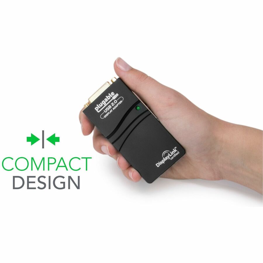 Plugable USB 2.0 to DVI/VGA/HDMI Video Graphics Adapter for Multiple Monitors up to 1920x1080 - Image 4