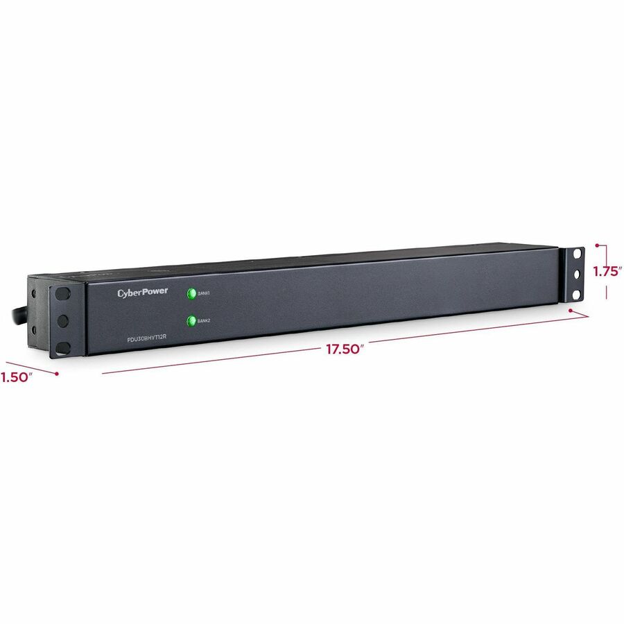 CyberPower PDU30BHVT12R 200 - 230 VAC 30A Basic PDU - Image 2