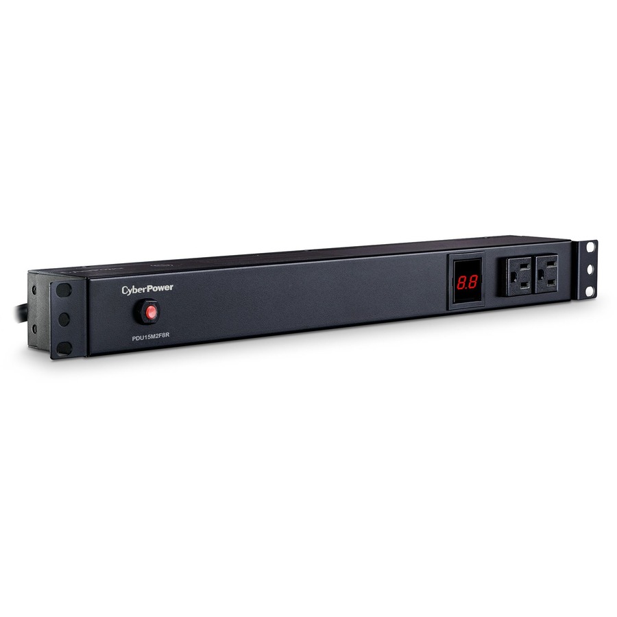 CyberPower PDU15M2F8R Single Phase 100 - 125 VAC 15A Metered PDU - Image 7