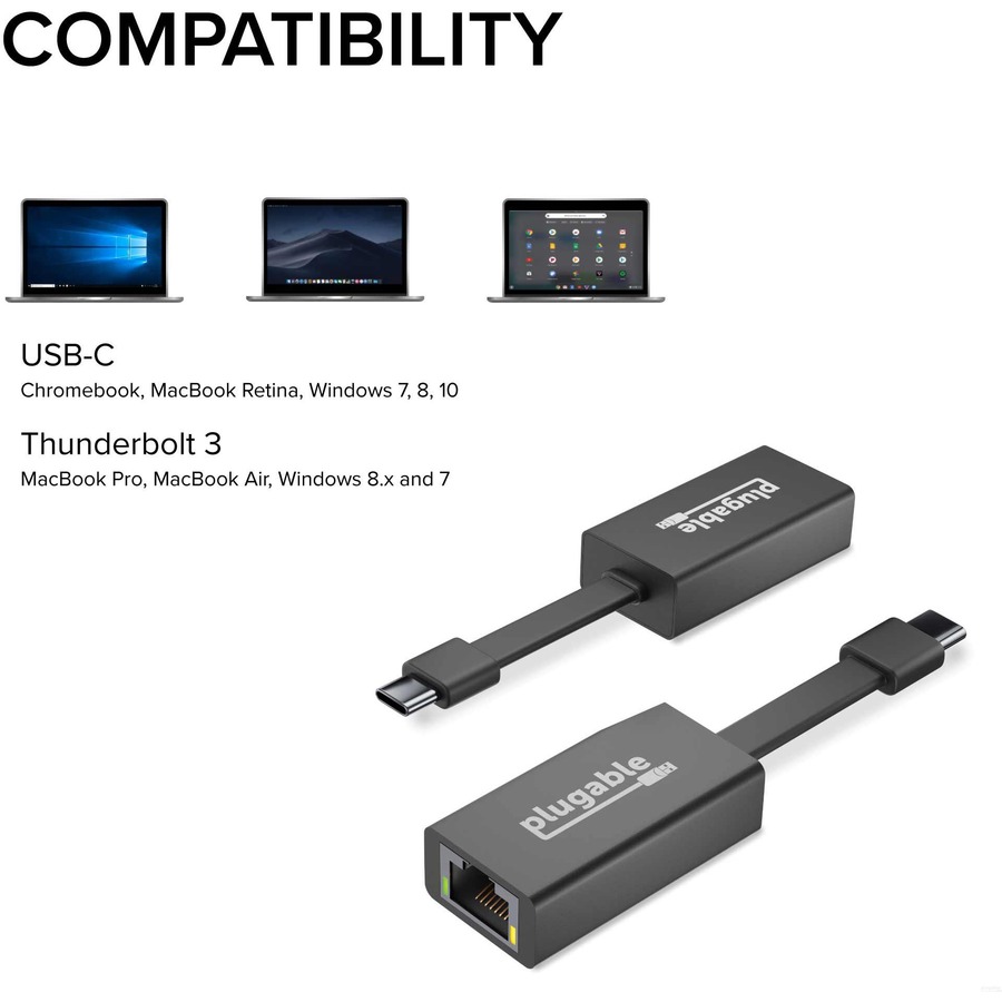 Plugable USB C to Ethernet Adapter, Fast and Reliable Gigabit Speed - Image 5