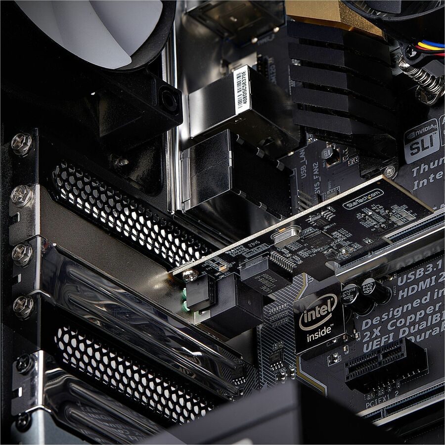 StarTech.com 1-Port 2.5G NBASE-T PCIe Network Card, Computer Network Interface Card, Intel®I225-V; Single-Port Ethernet, Multi-Gigabit NIC - Image 8