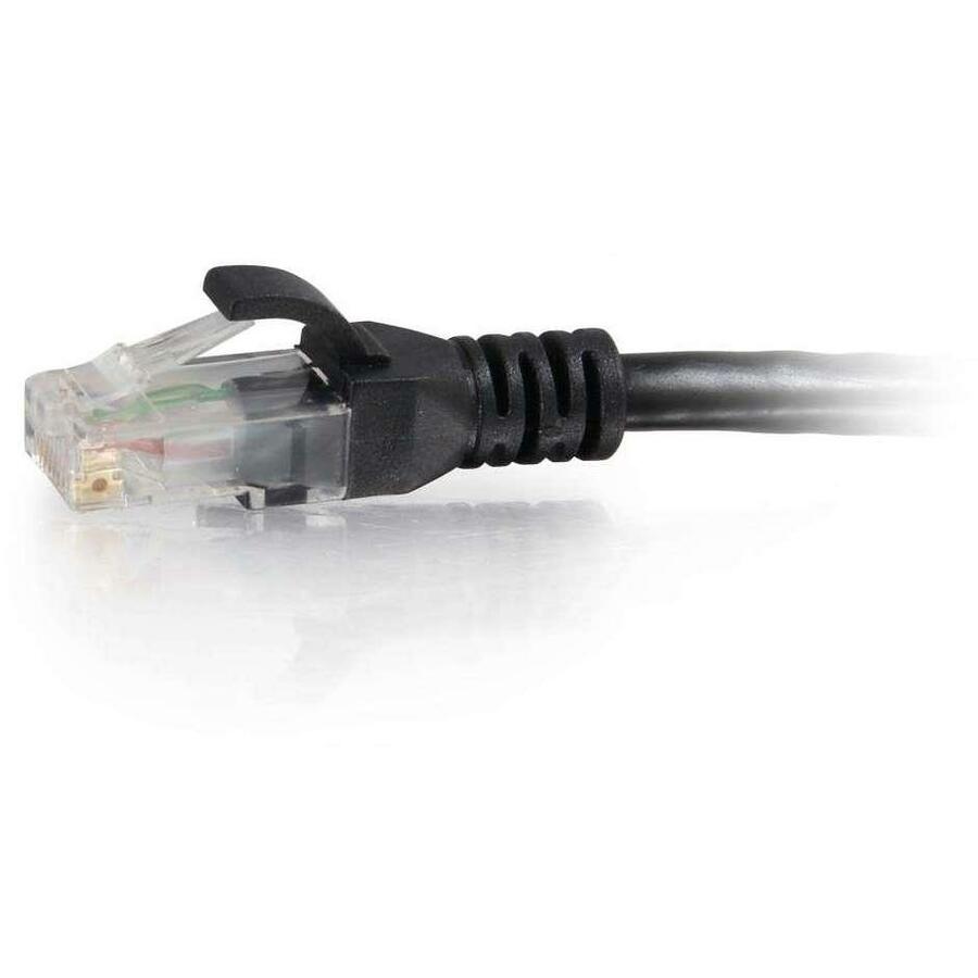 C2G 10 ft Cat6 Snagless Unshielded (UTP) Network Patch Cable (TAA) - Black - Image 2