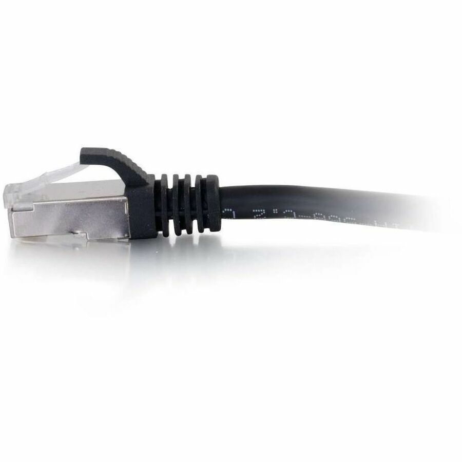 C2G-10ft Cat6a Snagless Shielded (STP) Network Patch Cable - Black - Image 4