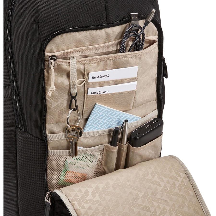 Case Logic NOTIBP-117 Carrying Case (Backpack) for 17.3" Notebook - Black - Image 4