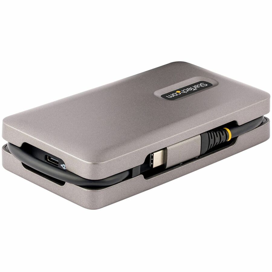StarTech.com USB-C Multiport Adapter, 4K 60Hz HDMI (HDR), USB 3.2 Gen 2 10Gbps Hub (2xUSB-C/1xUSB-A), 100W PD Pass-Through, GbE, Mini Dock - Image 5