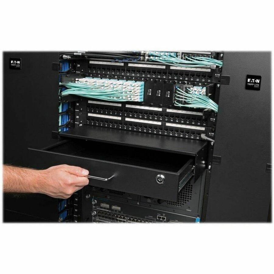 Eaton Tripp Lite Series SmartRack 2U Locking Rack-Mount Storage Drawer - Image 3