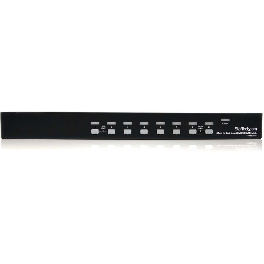 StarTech.com 8 Port 1U Rackmount DVI USB KVM Switch - Image 2