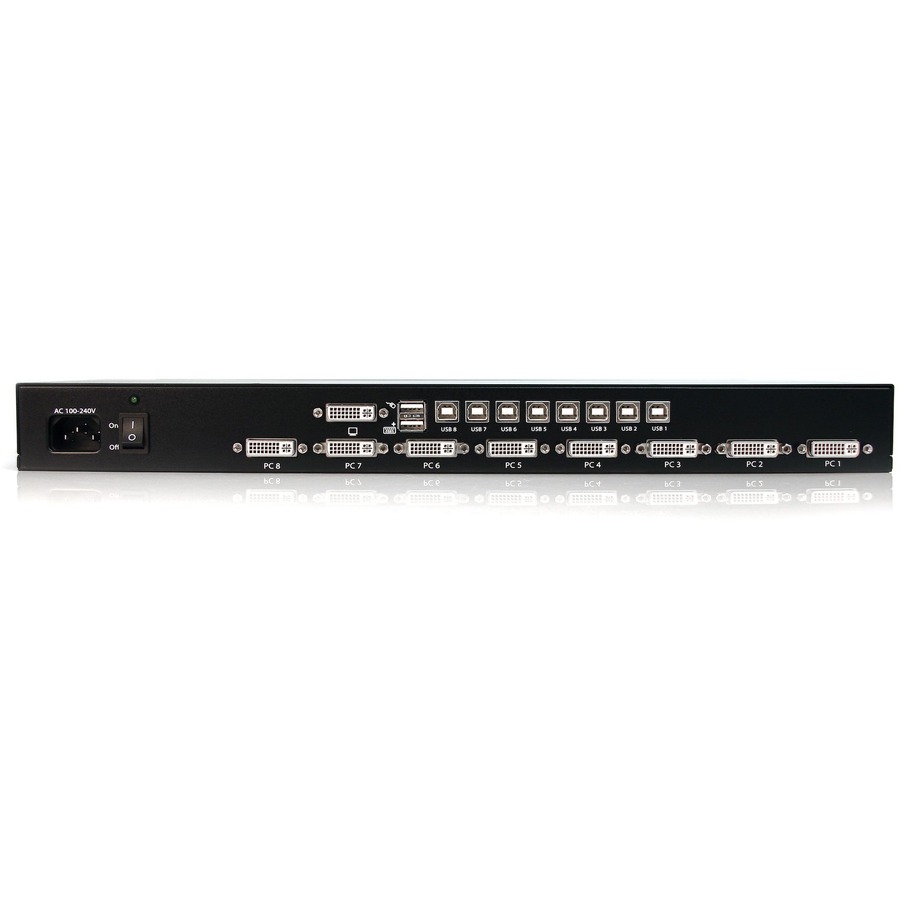 StarTech.com 8 Port 1U Rackmount DVI USB KVM Switch - Image 4