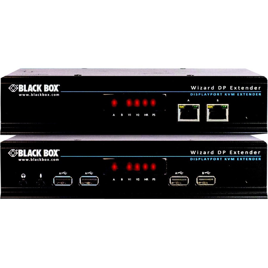 Black Box Dual-Head DisplayPort KVM Extender over CATx - Image 2
