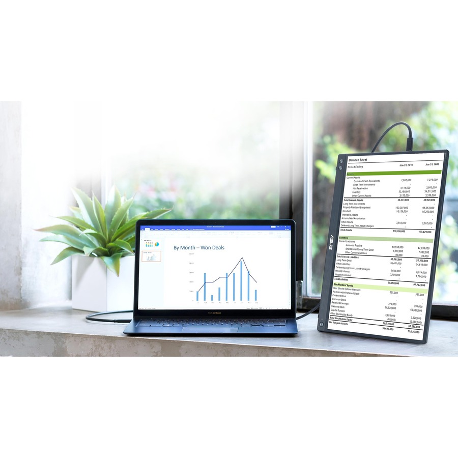 Asus ZenScreen MB16ACV 16" Class LCD Monitor - 16:9 - Silver - Image 7