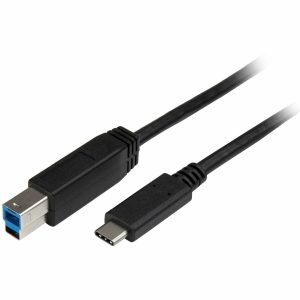 StarTech.com 2m 6 ft USB C to USB B Printer Cable - M/M - USB 3.0 (5Gbps) USB B Cable - USB C to USB B Cable - USB Type C to Type B Cable
