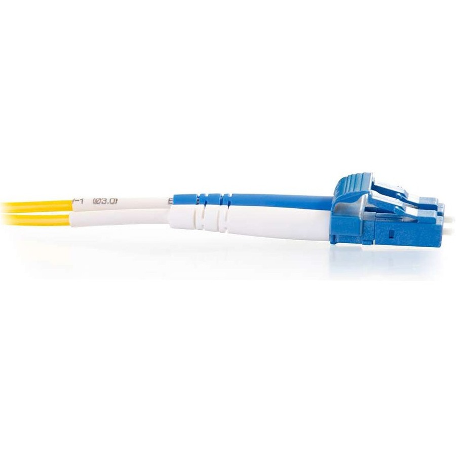 C2G 5m LC-LC 9/125 Duplex Single Mode OS2 Fiber Cable - Yellow - 16ft - Image 3
