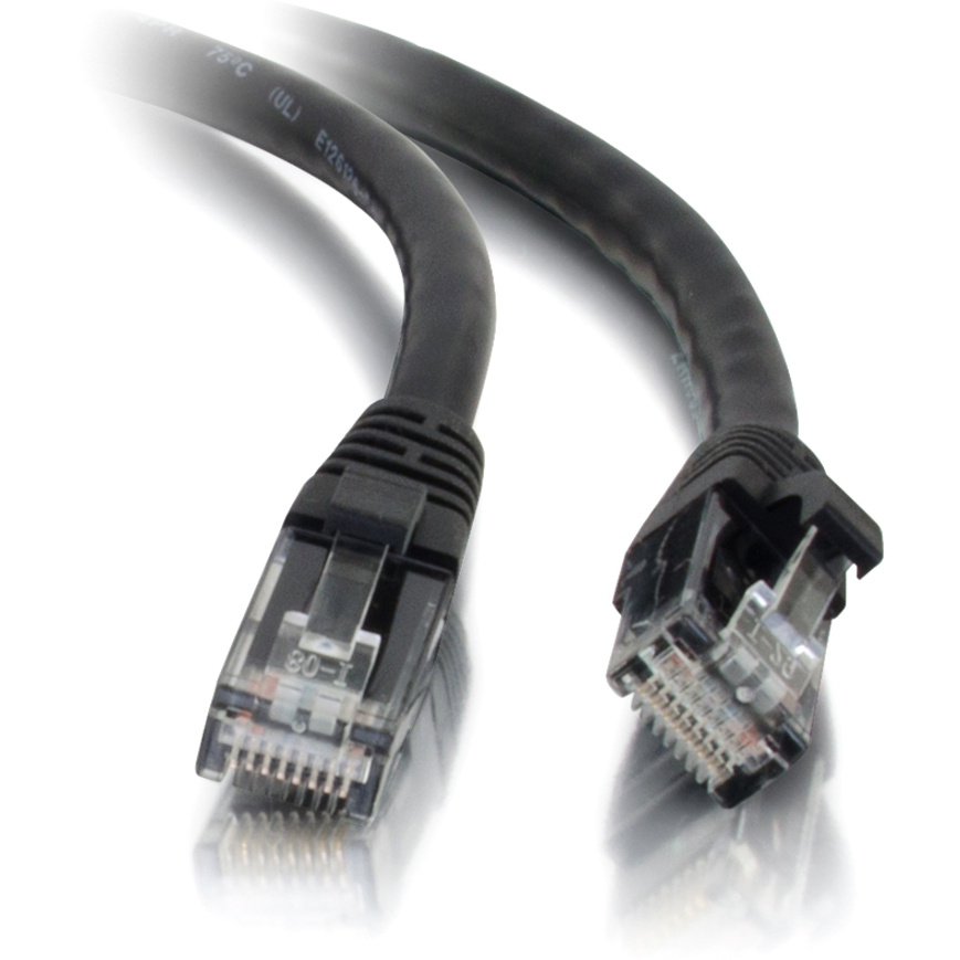 C2G 2ft Cat5e Snagless Unshielded (UTP) Network Patch Ethernet Cable-Black - Image 3