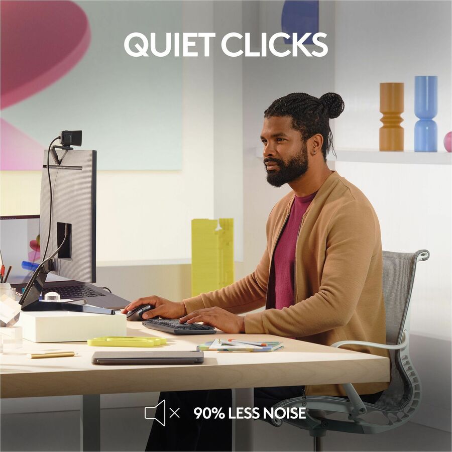 Logitech MX Master 3S for Mac - Wireless Bluetooth Mouse with Ultra-fast Scrolling, Ergo, 8K DPI, Quiet Clicks, Pale Gray - Image 4