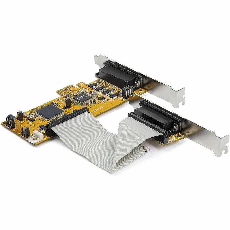 StarTech.com 8-Port PCI Express RS232 Serial Adapter Card, PCIe to DB9 Controller 16C1050 UART, Low Profile, 15kV ESD, Windows Only, TAA - Image 7