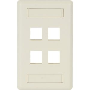 Black Box GigaStation2 4 Socket Network Faceplate
