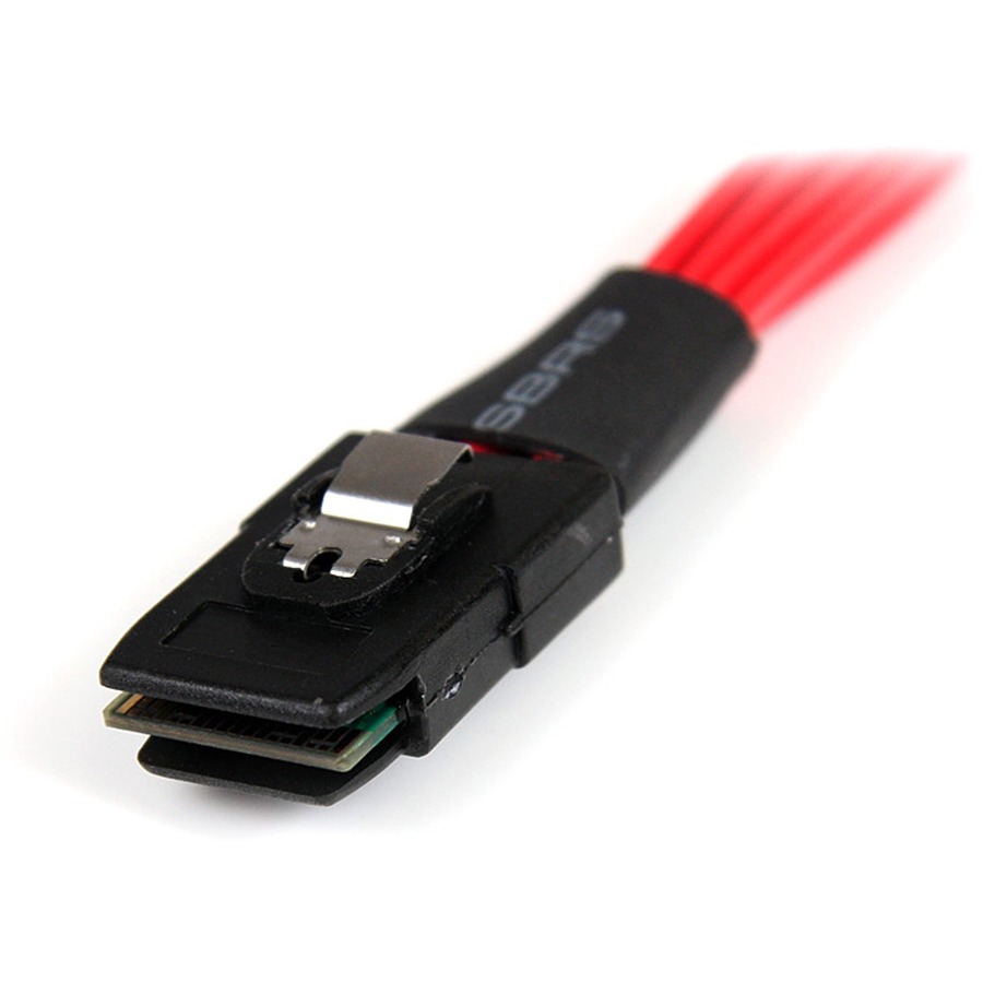 StarTech.com 1m Serial Attached SCSI SAS Cable - SFF-8087 to 4x Latching SATA - Image 2