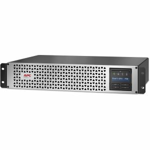 APC Smart-UPS, Line Interactive, 750VA, Lithium-ion, Rack/Tower, 2U, 120V, 6x NEMA 5-15R outlets, SmartConnect Port+SmartSlot, Short Depth, AVR, LCD