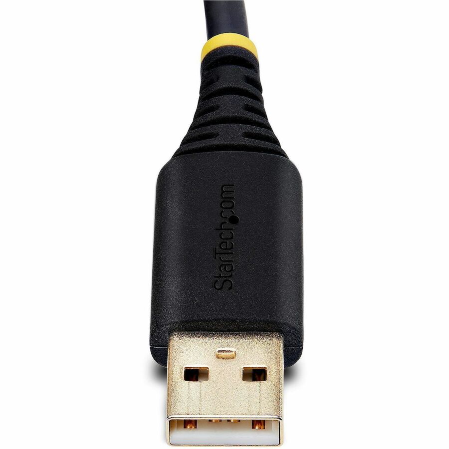 StarTech.com 10ft (3m) USB to Null Modem Serial Adapter Cable, COM Retention, FTDI, RS232, Changeable DB9 Screws/Nuts, Windows/macOS/Linux - Image 5
