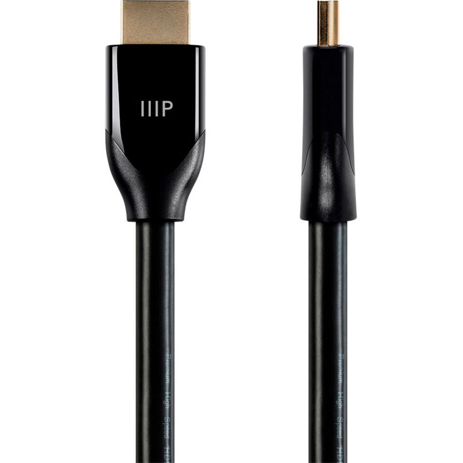 Monoprice Certified Premium High Speed HDMI Cable, HDR, 10ft Black - Image 2