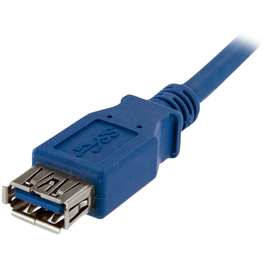 StarTech.com 1m Blue SuperSpeed USB 3.0 (5Gbps) Extension Cable A to A - M/F - Image 2