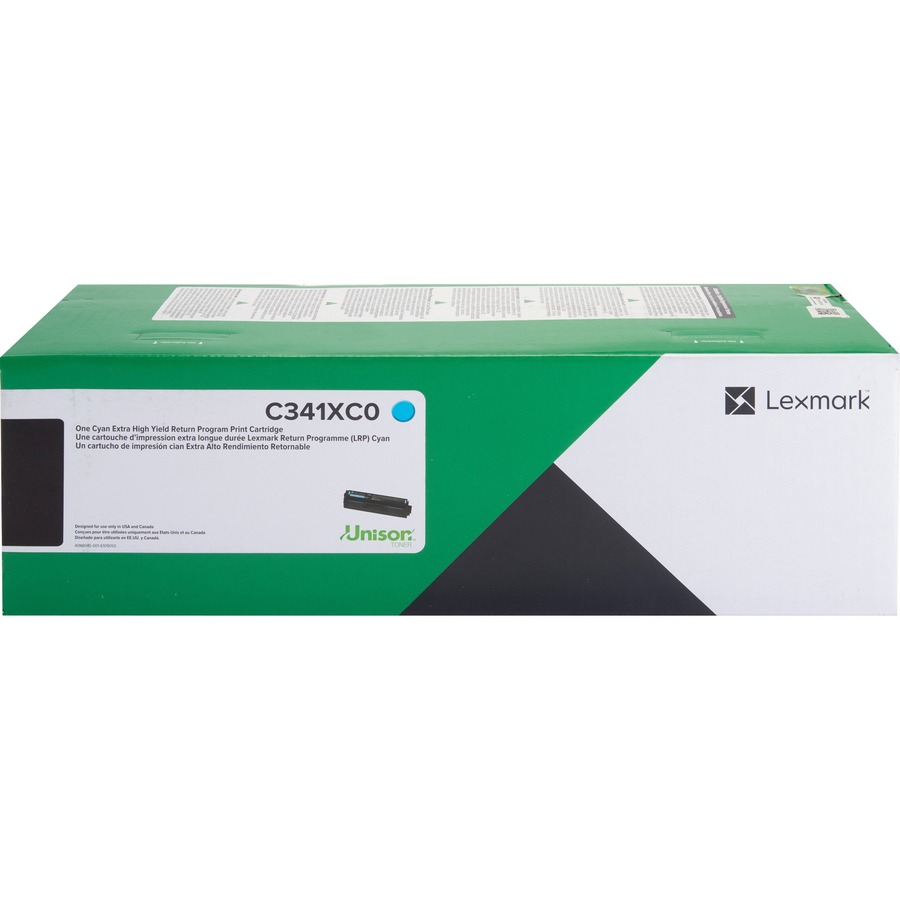 Lexmark Unison Original Extra High Yield Laser Toner Cartridge - Cyan - 1 Each - Image 2