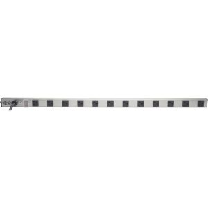 Eaton Tripp Lite Series 12-Outlet Power Strip with Surge Protection, (10-15A & 2-20A), 15 ft. (4.57 m) Cord, 1650 Joules, 36 in. length