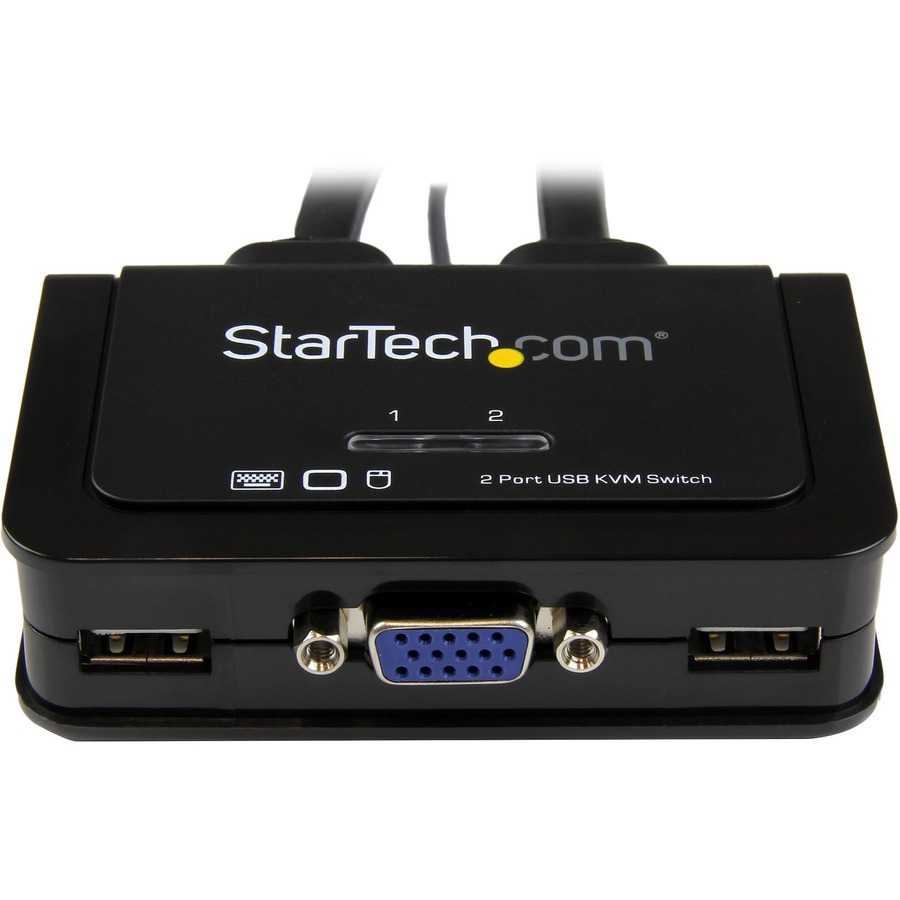 StarTech.com 2 Port USB VGA Cable KVM Switch - USB Powered with Remote Switch - Image 5