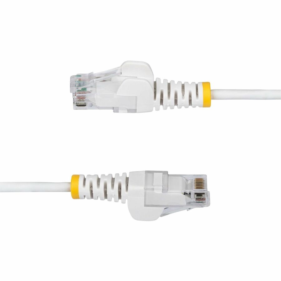 StarTech.com 5ft White Slim CAT6 Ethernet Cable, Slim Snagless RJ45, UTP, LSZH, 28AWG Bare Copper, Slim Network Patch Cord, Fluke Tested - Image 3