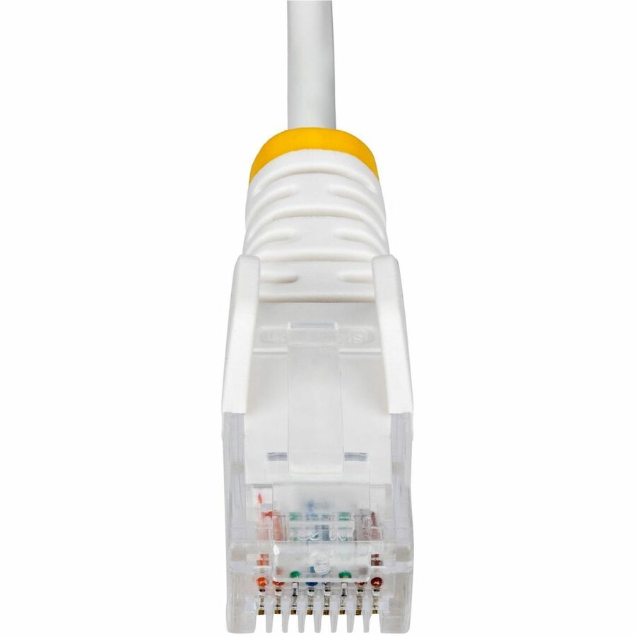 StarTech.com 5ft White Slim CAT6 Ethernet Cable, Slim Snagless RJ45, UTP, LSZH, 28AWG Bare Copper, Slim Network Patch Cord, Fluke Tested - Image 4