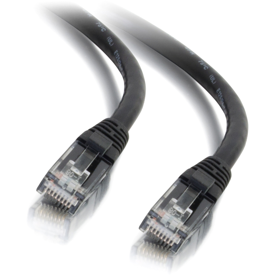 C2G-75ft Cat6 Snagless Unshielded (UTP) Network Patch Cable - Black - Image 3