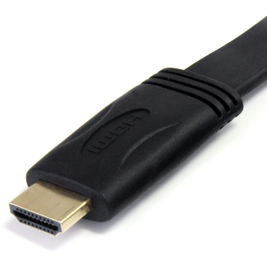 StarTech.com 6 ft Flat High Speed HDMI Cable with Ethernet - Ultra HD 4k x 2k HDMI Cable - HDMI to HDMI M/M - Image 2