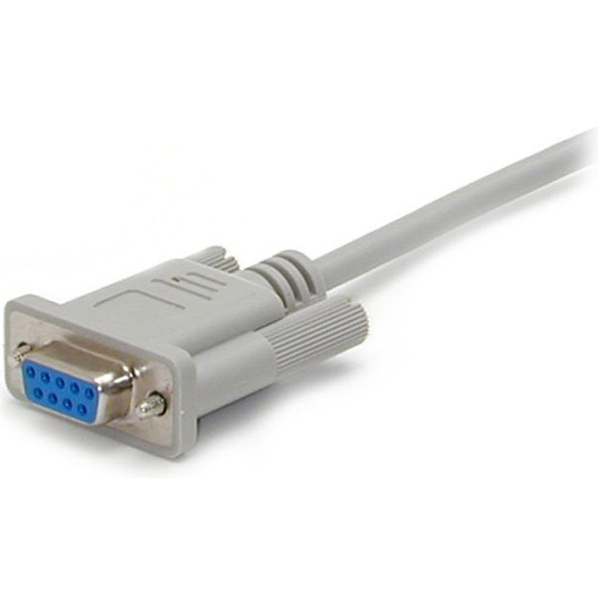 StarTech.com 10 ft Cross Wired DB9 to DB25 Serial Null Modem Cable - Null modem cable - DB-9 (F) - DB-25 (M) - 10 ft - Image 2