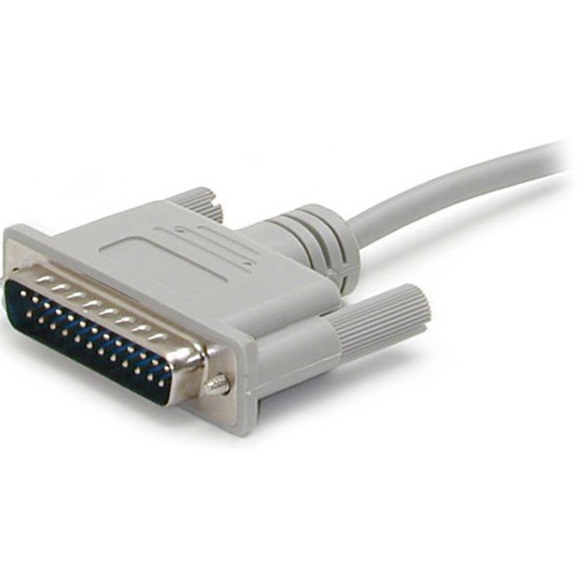 StarTech.com 10 ft Cross Wired DB9 to DB25 Serial Null Modem Cable - Null modem cable - DB-9 (F) - DB-25 (M) - 10 ft - Image 3