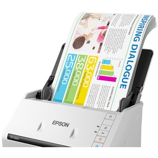 Epson DS-530 II Large Format ADF Scanner - 600 dpi Optical - Image 2