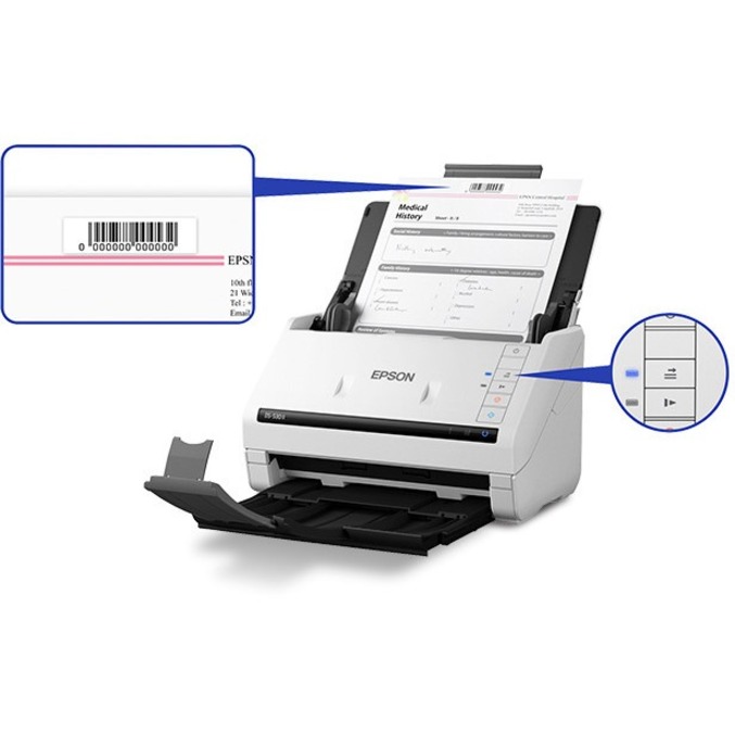 Epson DS-530 II Large Format ADF Scanner - 600 dpi Optical - Image 10