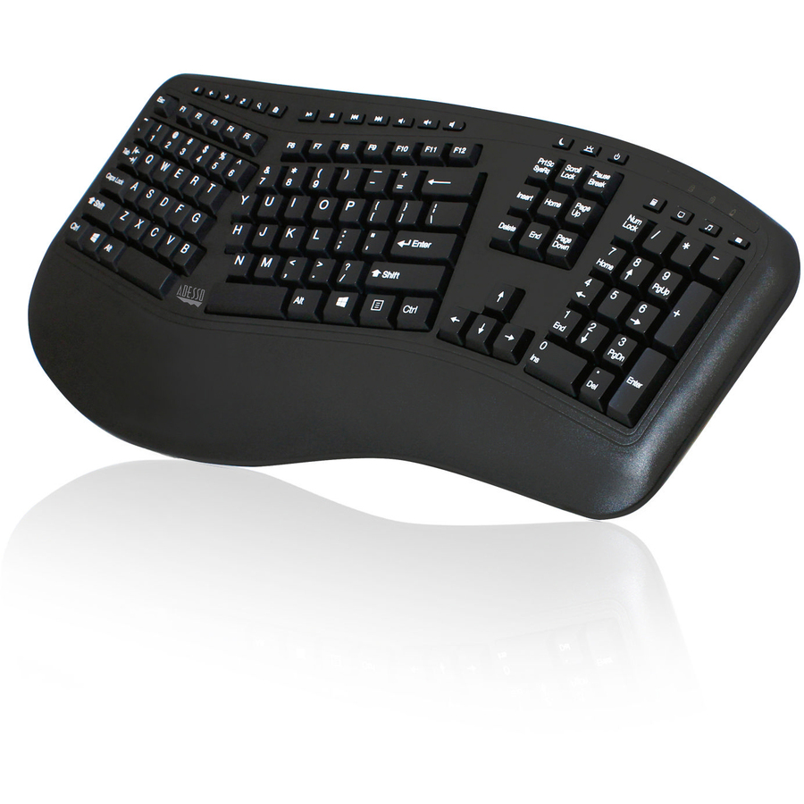 Adesso Tru-Form Media 1500 - Wireless Ergonomic Keyboard and Laser Mouse - Image 4