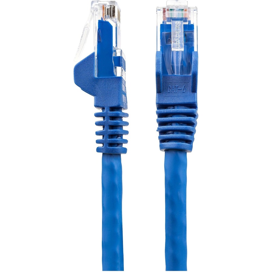StarTech.com 6ft (1.8m) CAT6 Ethernet Cable, LSZH (Low Smoke Zero Halogen) 10 GbE Snagless 100W PoE UTP RJ45 Blue Network Patch Cord, ETL - Image 3
