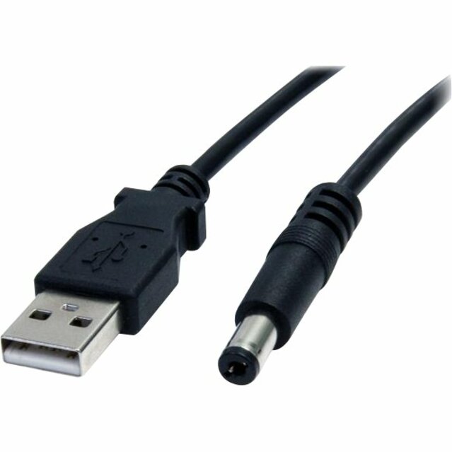 StarTech.com 2m USB to Type M Barrel Cable - USB to 5.5mm 5V DC Cable - Image 4