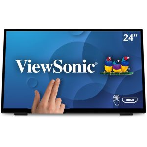 ViewSonic TD2465 24 Inch 1080p Touch Screen Monitor with Advanced Ergonomics, HDMI and USB Inputs