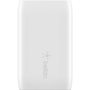 Belkin BoostCharge Dual Wall Charger with PPS (USB-C Cable with Lightning Connector included) - Power Adapter