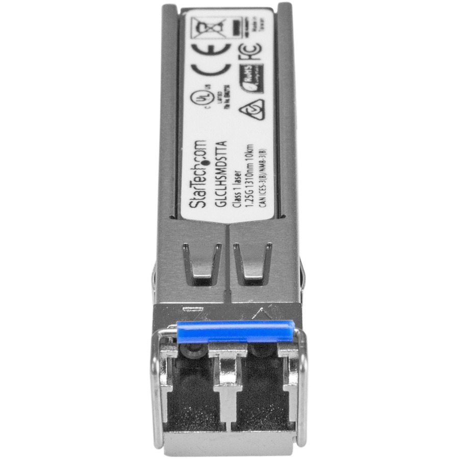 StarTech.com Cisco GLC-LH-SMD Compatible SFP Module - 1000BASE-LX/LH - 1GE Gigabit Ethernet 1GbE Single Mode Fiber SMF Optic Transceiver - Image 2