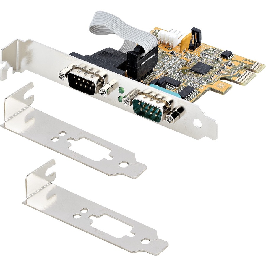StarTech.com 2-Port PCI Express Serial Card, Dual Port PCIe to RS232 (DB9) Serial Card, 16C1050 UART, COM Retention, Windows & Linux - Image 6