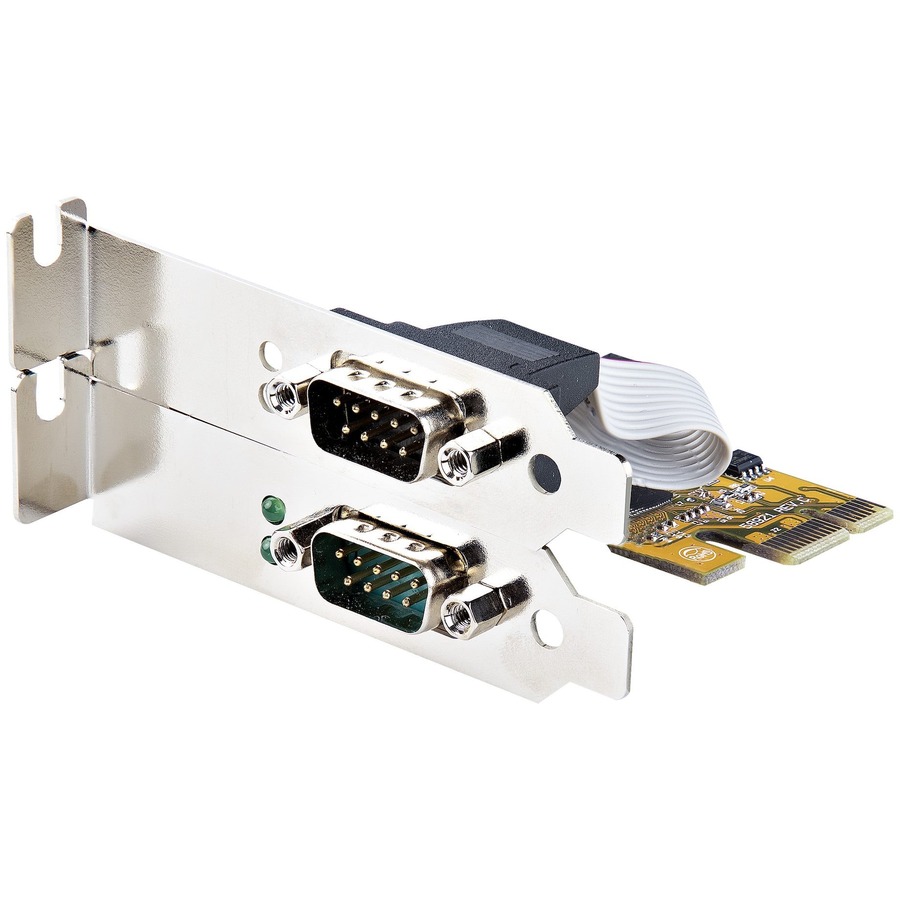 StarTech.com 2-Port PCI Express Serial Card, Dual Port PCIe to RS232 (DB9) Serial Card, 16C1050 UART, COM Retention, Windows & Linux - Image 7