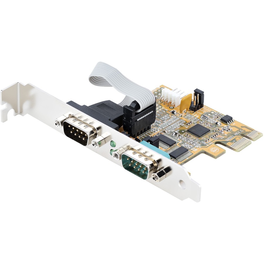 StarTech.com 2-Port PCI Express Serial Card, Dual Port PCIe to RS232 (DB9) Serial Card, 16C1050 UART, COM Retention, Windows & Linux - Image 9