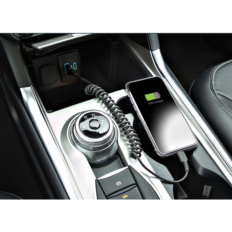 StarTech.com 1m (3ft) USB to Lightning Cable, MFi Certified, Coiled iPhone Charger Cable, Black, Durable TPE Jacket Aramid Fiber - Image 10