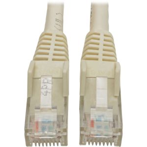 Eaton Tripp Lite Series Cat6 Gigabit Snagless Molded (UTP) Ethernet Cable (RJ45 M/M), PoE, White, 6 ft. (1.83 m)