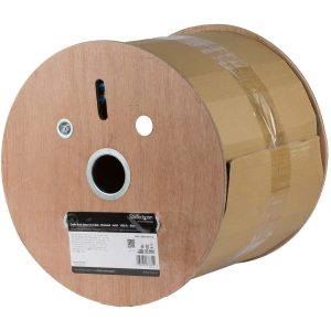 StarTech.com Bulk Cat 6a Ethernet Cable - 1000 ft. - Solid - CMR-Rated - Blue - TAA Compliant