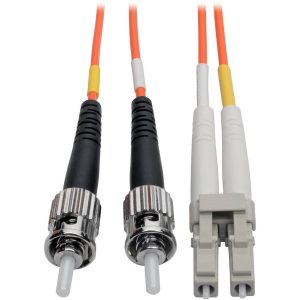 Eaton Tripp Lite Series Duplex Multimode 62.5/125 Fiber Patch Cable (LC/ST), 1M (3 ft.)