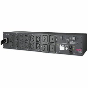 Rack PDU, Metered, 2U, 30A, 208V, (12) C13s & (4) C19